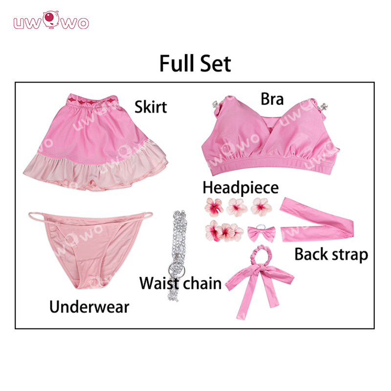 Uwowo Collab Series: Final Fantasy 7 Rebirth FF7 Tifa Aerith Swimsuit Cosplay Costume