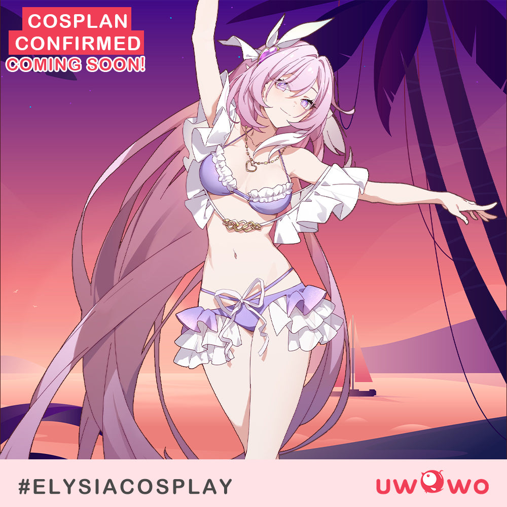 【Pre-sale】Uwowo Game Honkai Impact 3: Elysia Summer Swimsuit Cosplay Costumes