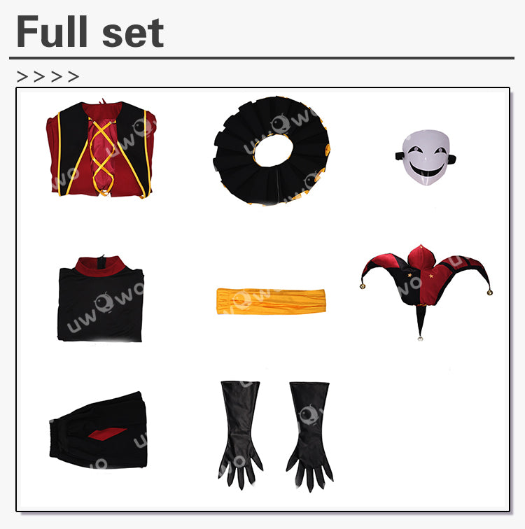 Uwowo Collab Series: Pierrot Cosplay Costume S-3XL