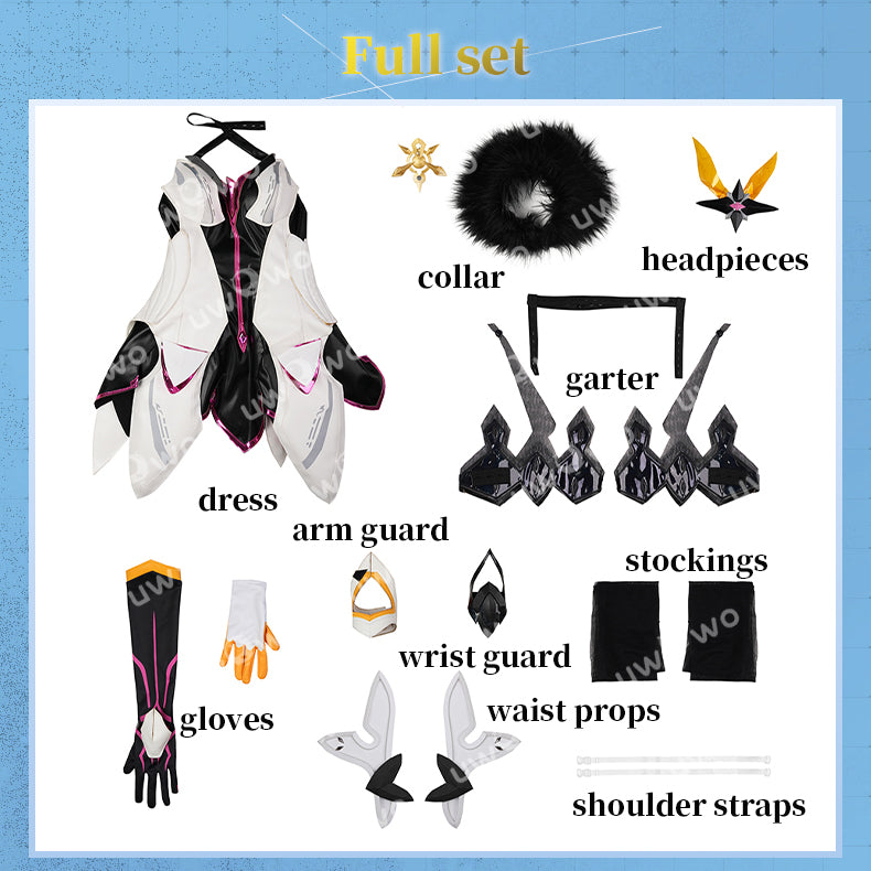 Uwowo Collab Series: Honkai Impact 3 Herrscher of the Void Kiana Cosplay Costume XS-2XL