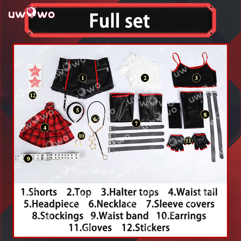 Uwowo Collab Series: Love Live! Maki Nishikino Idolized Rock ver. Cosplay Costume