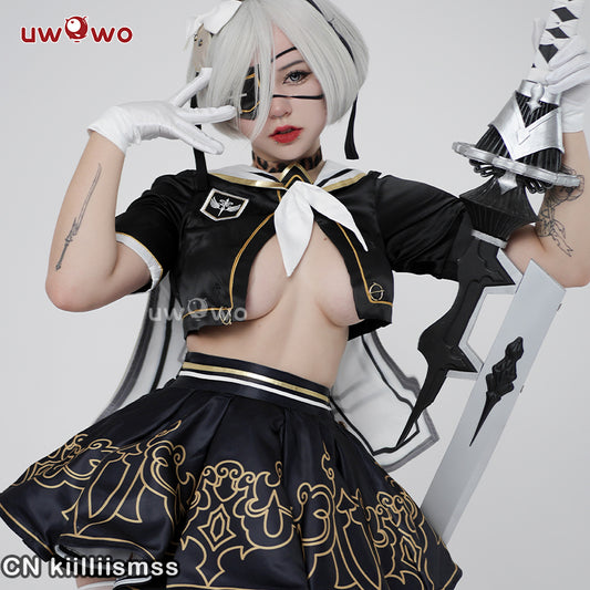 Uwowo Nier: Automata Fanart 2B JK School Uniform Sexy Cosplay Costume