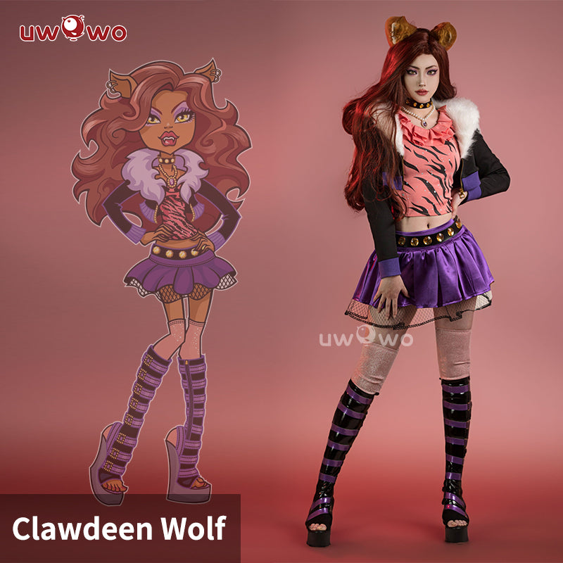 In Stock】Uwowo Uwowo Monster High Clawdeen Wolf G1 Dress Halloween Co –  Uwowo Cosplay