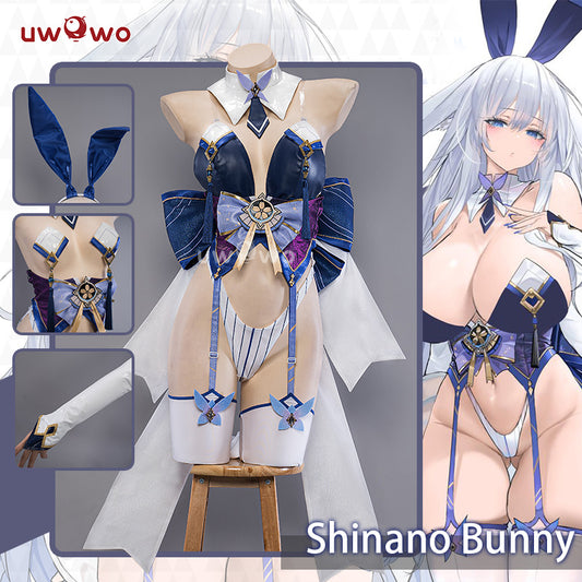 【In Stock】Uwowo Azur Lane IJN SHINANO Bunny Ver Cosplay Costume - Uwowo Cosplay