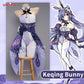 【Clearance】[Last Batch] Exclusive Uwowo Genshin Impact Fanart Keqing Bunny Suit Cute Cosplay Costume