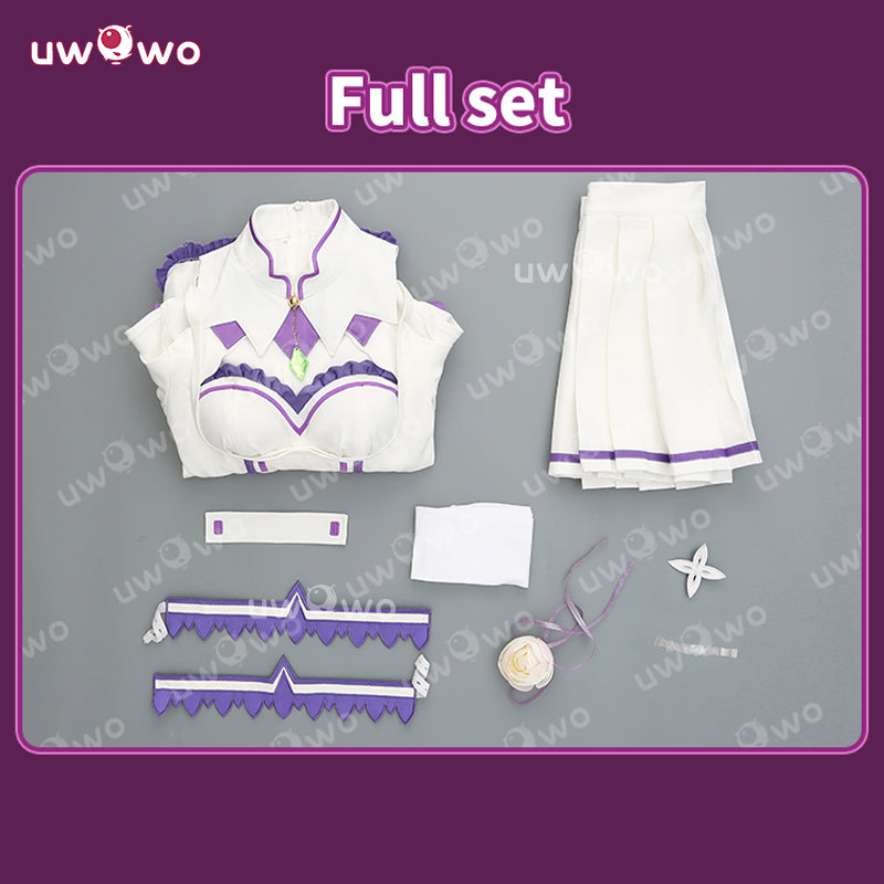 Uwowo Collab Series: Anime Zero Emilia Cosplay Cosutme XS-XL