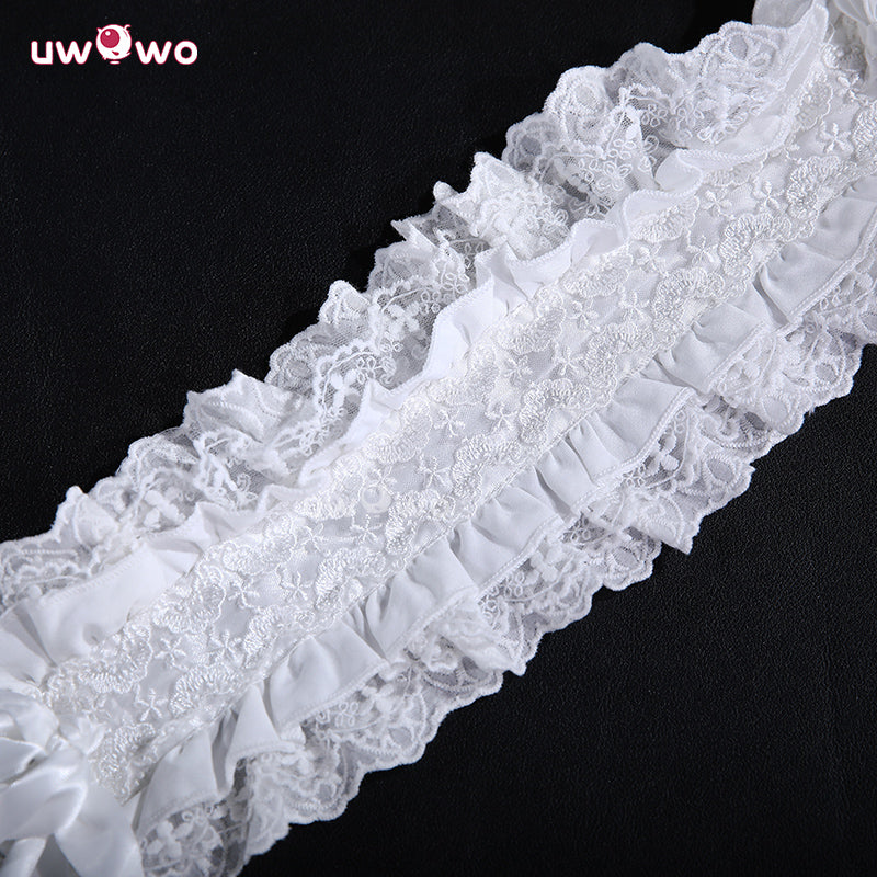 Uwowo Collab Series: Anime Inspired Gothic Princess Black White Cosplay Costume S-3XL