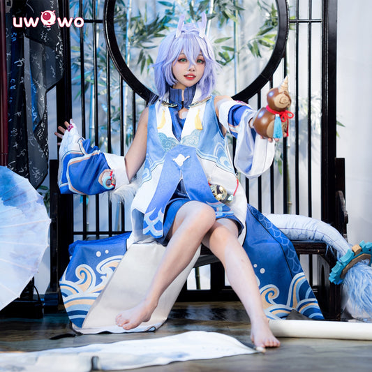 Uwowo Collab Series: Honkai Star Rail Bailu Healer Lady Dragon HSR Cosplay Costume