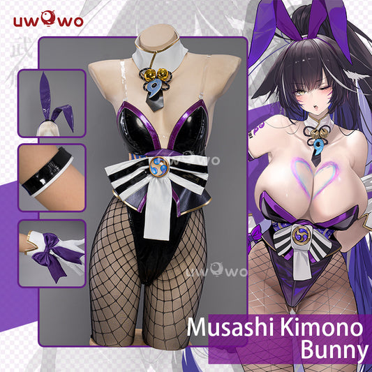 Uwowo Game Azur Lane IJN Musashi Bunny Cosplay Costume