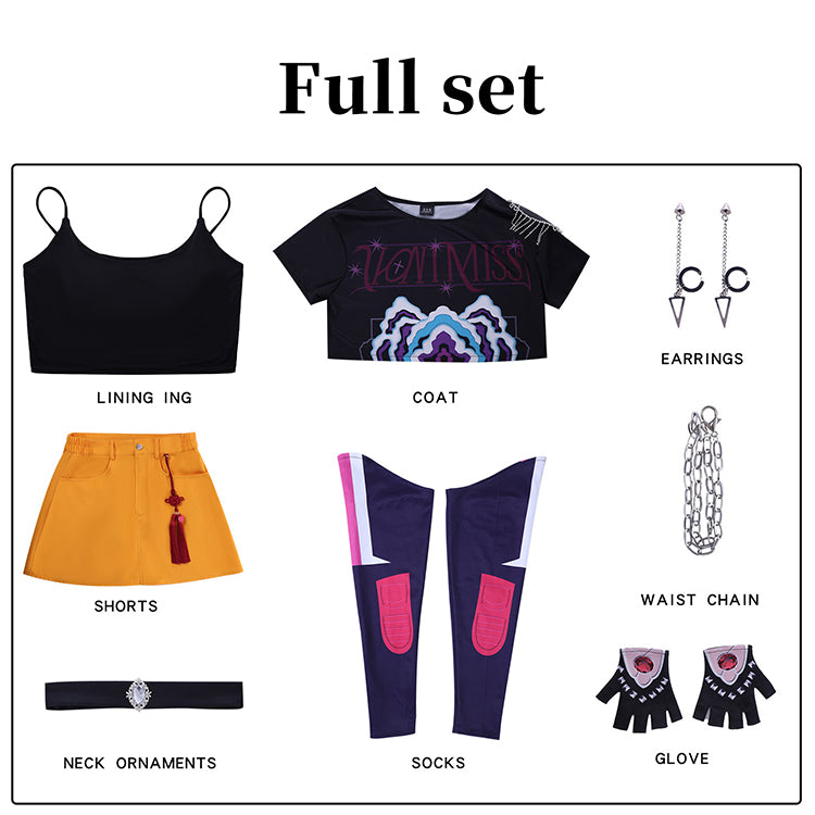 Uwowo Collab Series: Kpop Huntrix ~How It's Done~ Performance Suit Cosplay XS-3XL