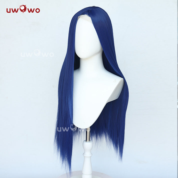 【Clearance】Uwowo Game Cosplay Wig Long Purple And Blue Hair