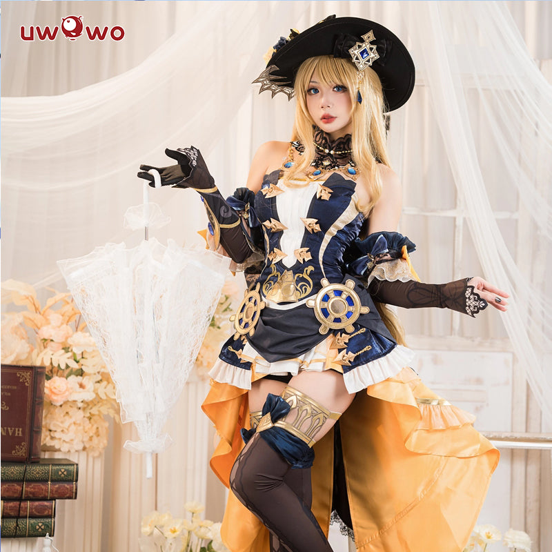 【In Stock】Uwowo Genshin Impact Navia Fontaine Rococo Style Dress Cospa