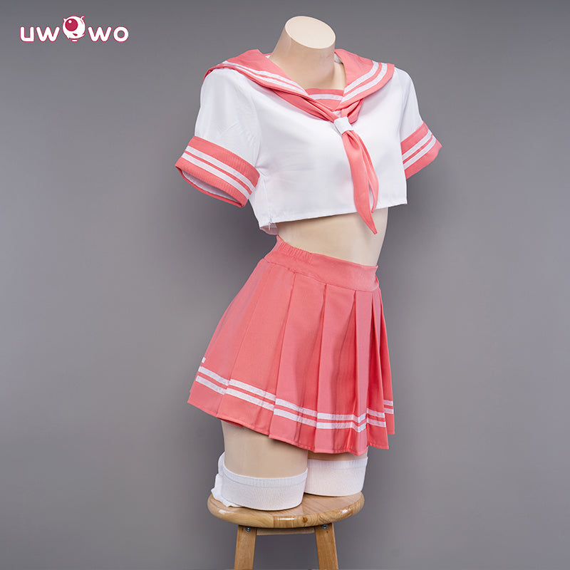 【Pre-sale】Uwowo Collab Series: FGO Fate Apocrypha Rider Astolfo Cosplay Costume JK School Uniform