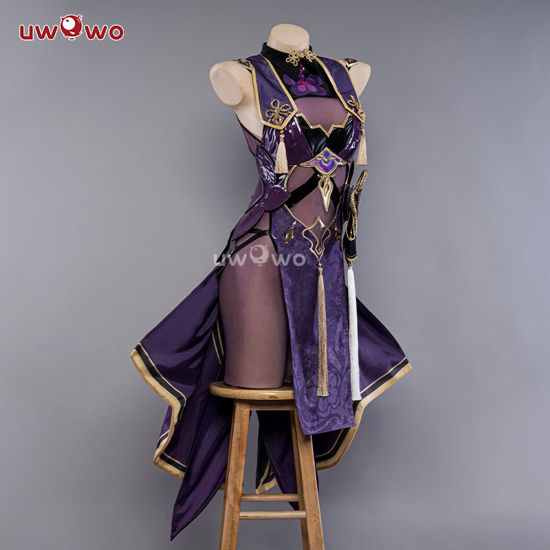 【In Stock】Uwowo Honkai Impact 3: Raiden Mei Herrscher of Thunder's Outfit Aqueous Springtide Cosplay Costume