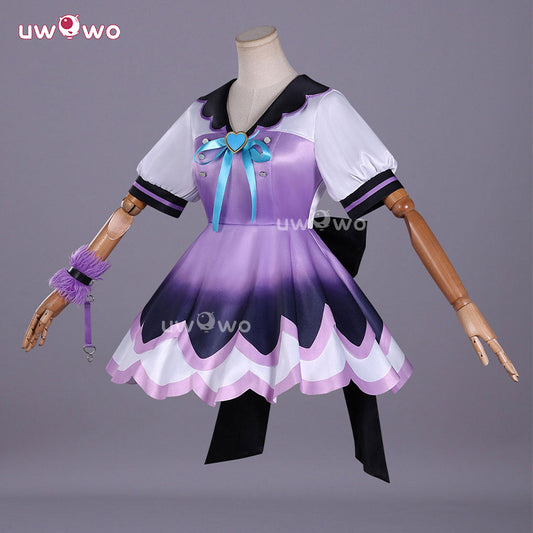 Uwowo Collab Series: Poison Denpa Girl☆Purple Lollipop Anime Needy Girl Overdose Cosplay Costume XS-3XL