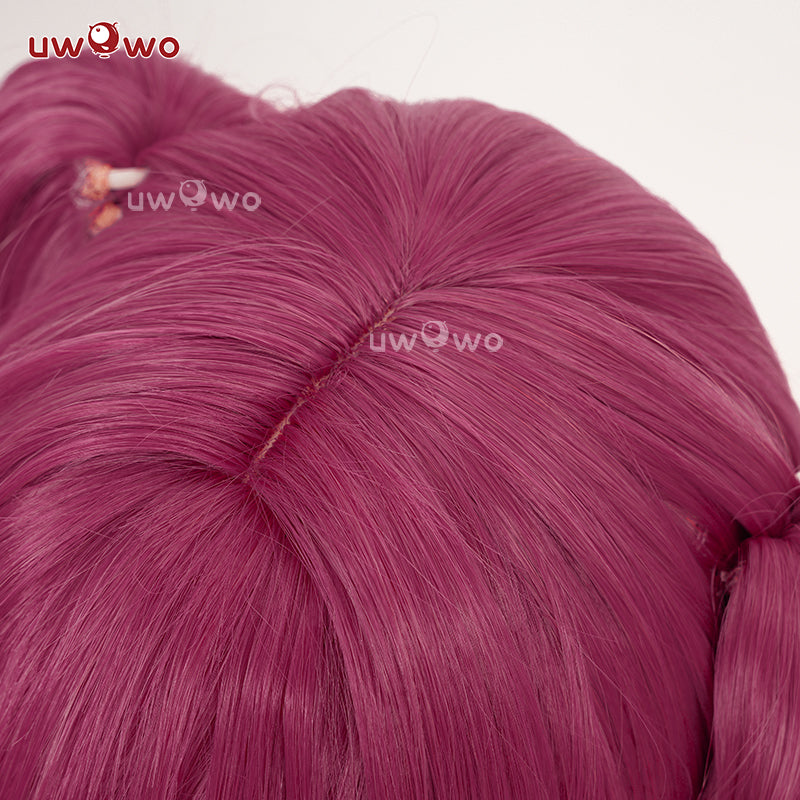 Uwowo Wuthering Waves Lupa Cosplay WIg Long Pink Hair