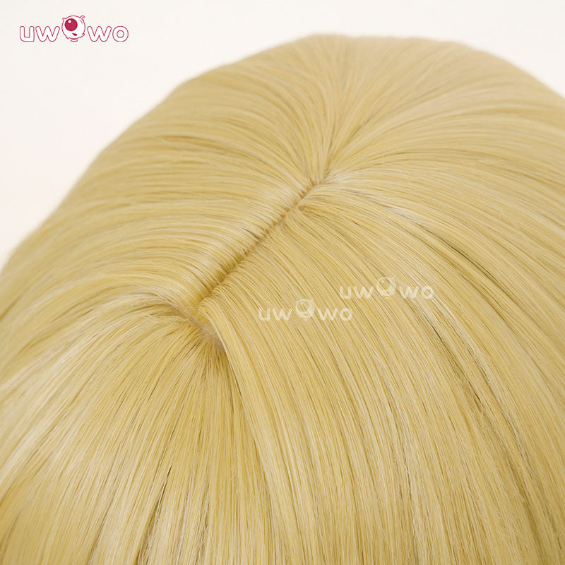 Uwowo Genshin Impact Jahoda Cosplay Wig Middle Green Hair