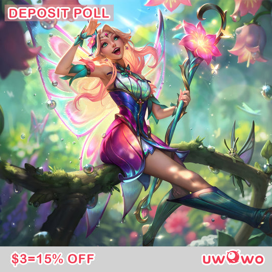 Uwowo Deposit Poll - League of Legends/LOL: Faerie Court Lux Cosplay Costume