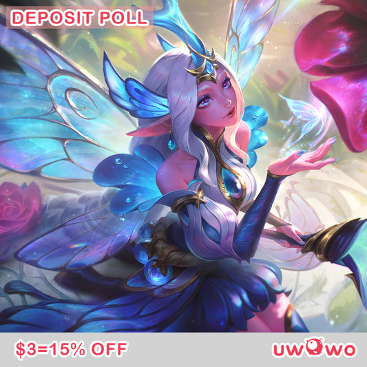 Uwowo Deposit Poll - League of Legends/LOL: Faerie Court Soraka Cosplay Costume