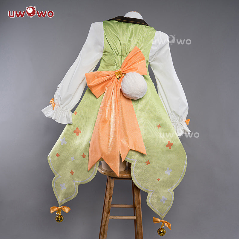 【In Stock】Exclusive Uwowo Genshin Impact Fanart Yaoyao Yao Yao Cute Bunny Suit Cosplay Costume