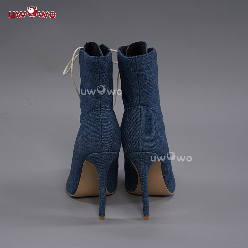 Exclusive Uwowo Genshin Impact Fanart Furina Bunny Suit Cosplay Shoes