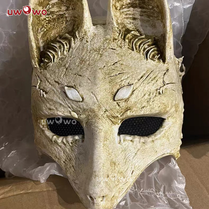 Uwowo Collab Series: Horror Game Fox Man Mask Kimono Cosplay Costume XS-3XL