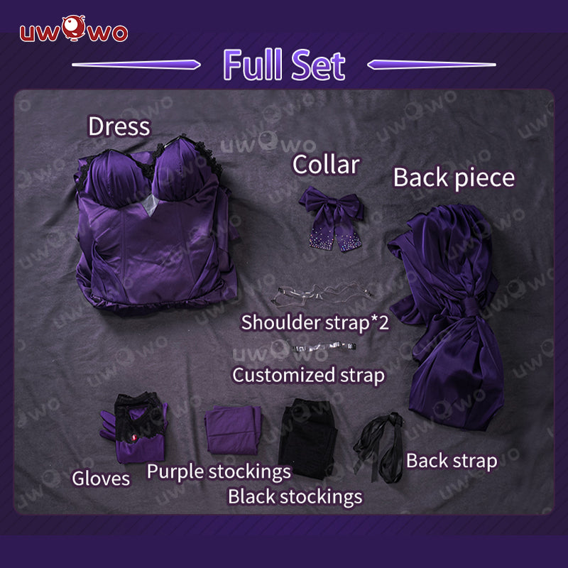 INSTOCK-Uwowo Game Fate/Grand Order FGO Jeanne d'Arc (Alter) Holy Night Dinner Gown Cosplay Costume