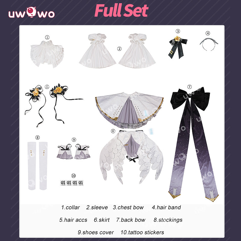 Uwowo Collab Series: Virtual Singer Twin-Tail Symphony 2025 Dress Cosplay Costume XS-2XL