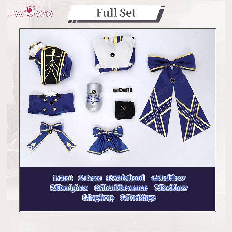 Uwowo Collab Series: Game Honkai Star Rail × Fate/stay night Collab Saber Cosplay Costume XS-2XL