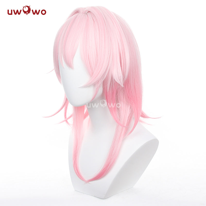 Uwowo Honkai Star Rail Cosplay Wig March 7th Cosplay Wig Pink Short Hair