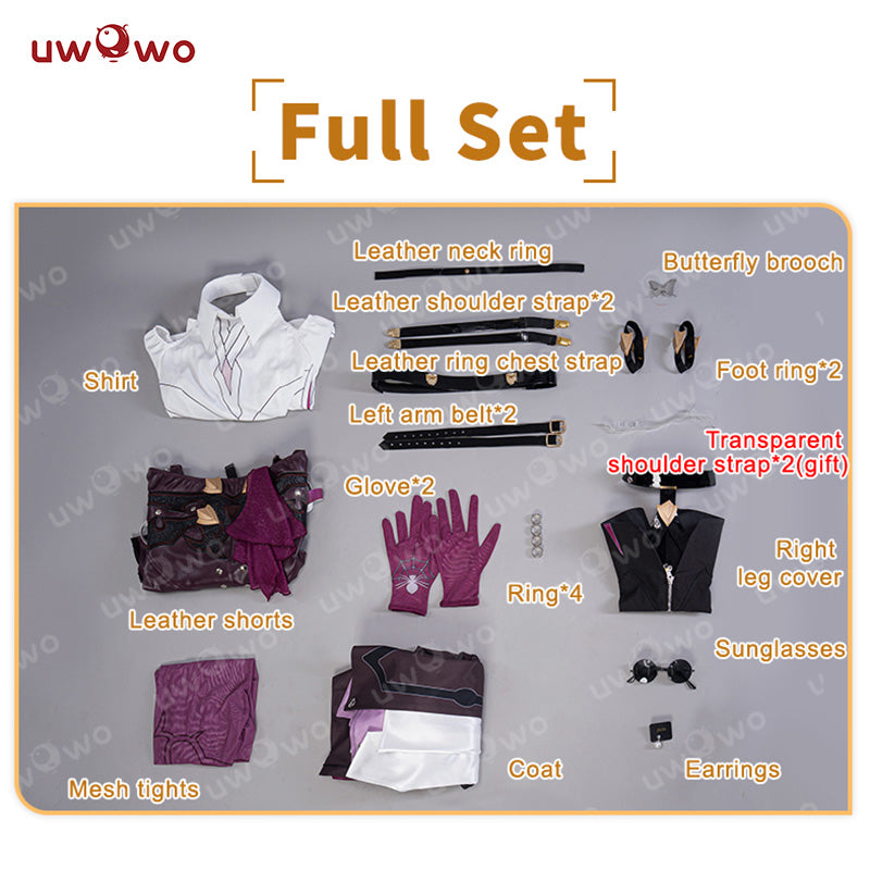 Uwowo Honkai Star Rail Kafka Stellaron Hunters HSR Nihility Cosplay Costume