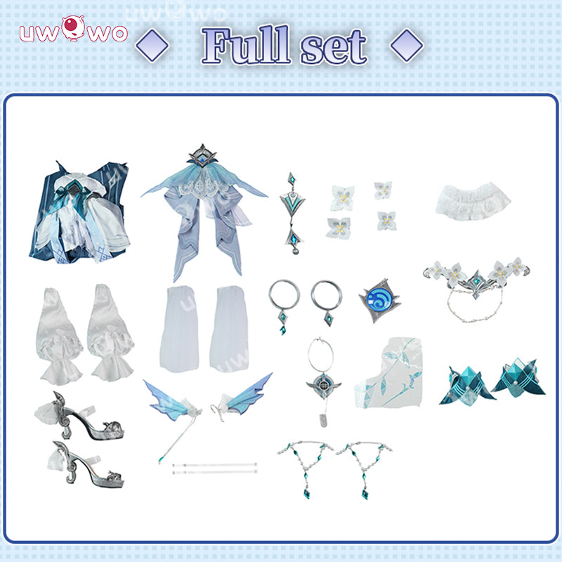 Uwowo Collab Series: Genshin Impact Snezhnaya Vodyanitsa Cosplay Costume