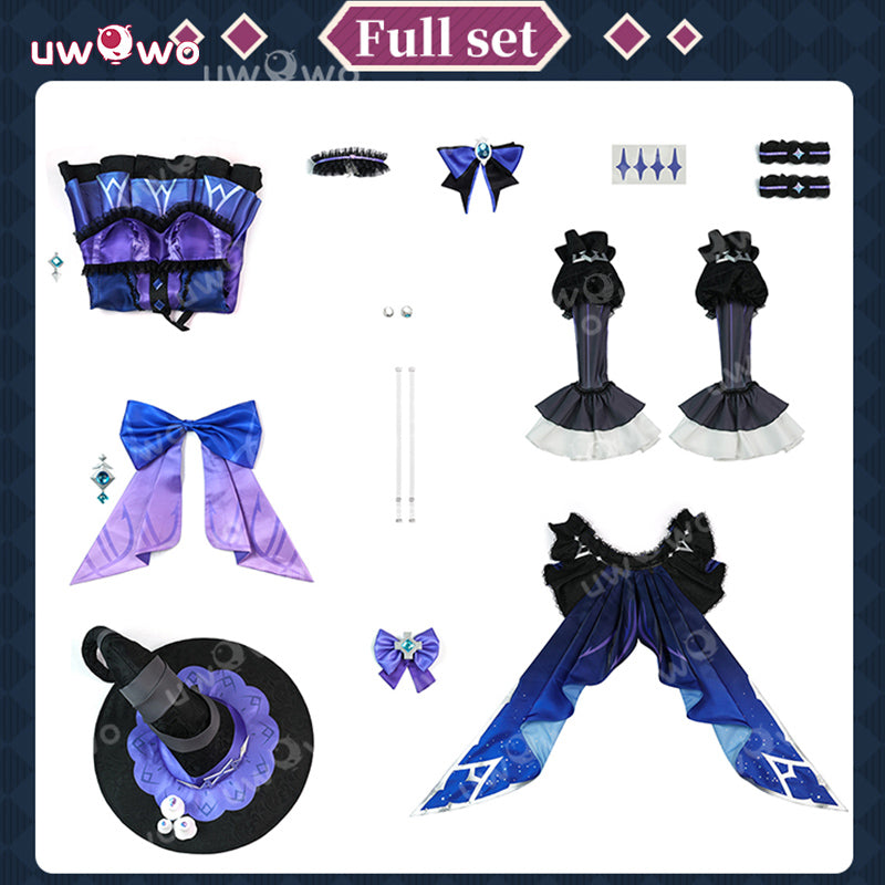 Uwowo Collab Series: Genshin Impact Candlelit Revelry Miliastra Wonderland Cosplay Costume XS-2XL