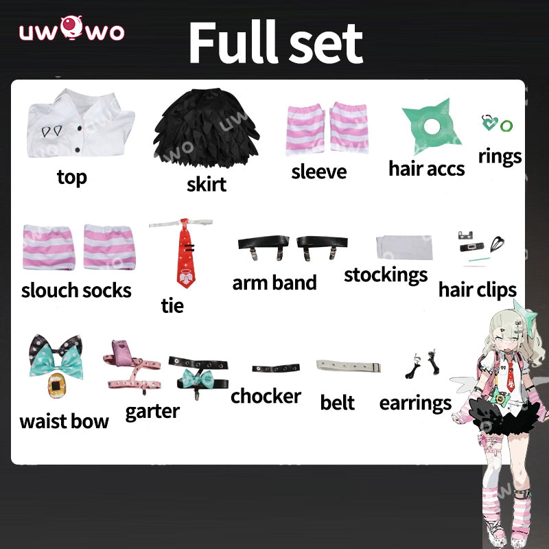 Uwowo Collab Series: Game Zenless Zone Zero/ZZZ Chinatsu Remiel Angels of Delusion Cosplay Costume S-3XL