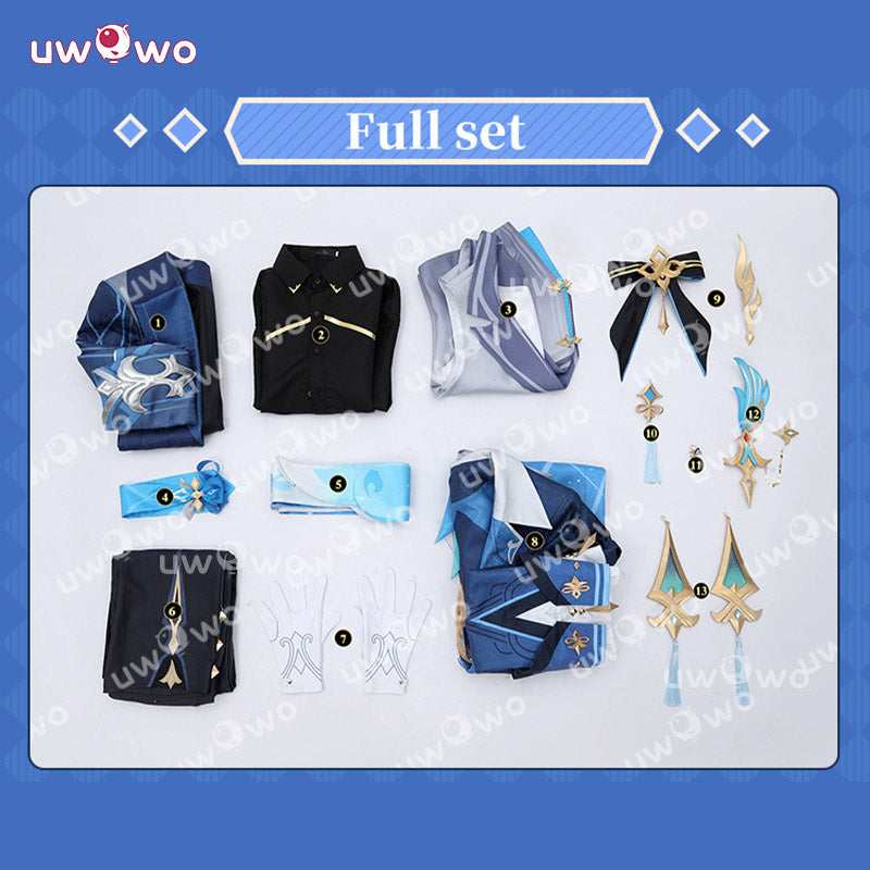Uwowo Collab Series: Genshin Impact Neuvillette Melusent Gift Male Cosplay Cosutme XS-2XL
