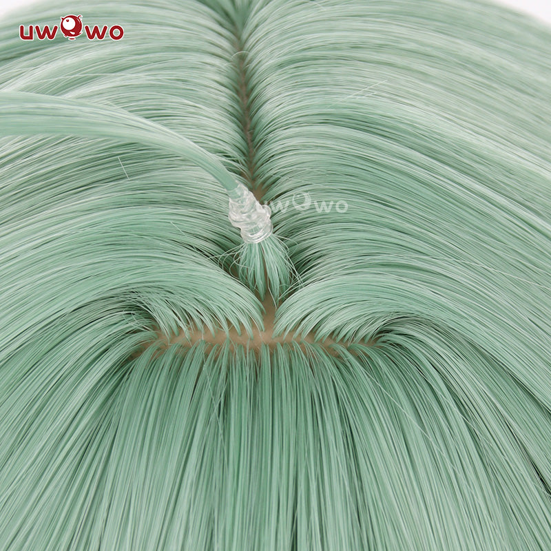 Uwowo Honkai Star Rail Huohuo HSR Huo Huo Cosplay Wig Green Middle Hair