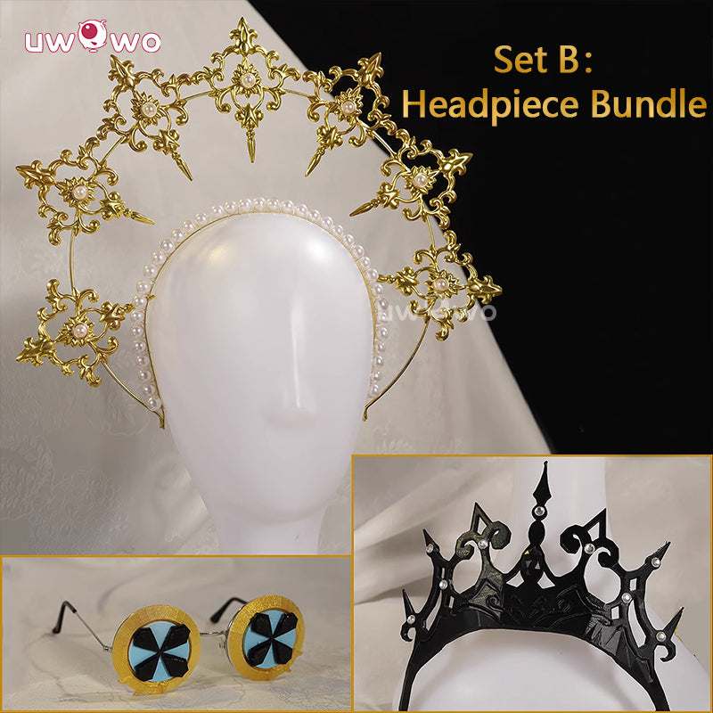 【Pre-sale】Uwowo Collab Series: Game Identity V Eternity Alice DeRoss Gold Skin Reporter Cosplay Costume