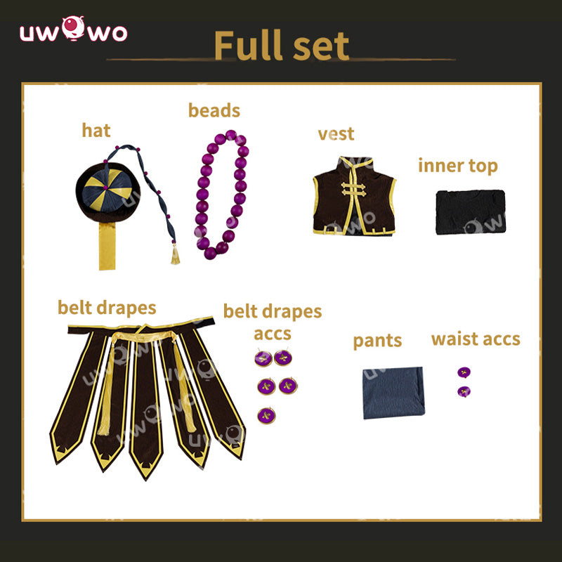 Uwowo Collab Series: Game Identity V Grave Keeper Night Festival Halloween Jiangshi Cosplay Costume
