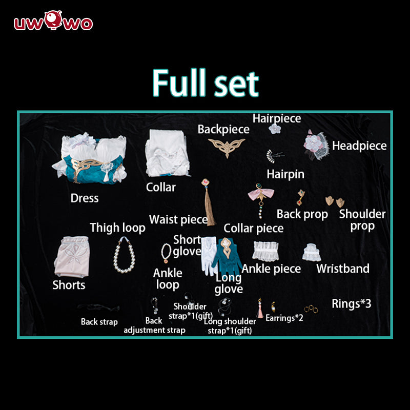 APR PRESALE Uwowo Honkai Star Rail Ruan Mei RuanMei Plumblossom Letter Qipao New Skin Cosplay Costume