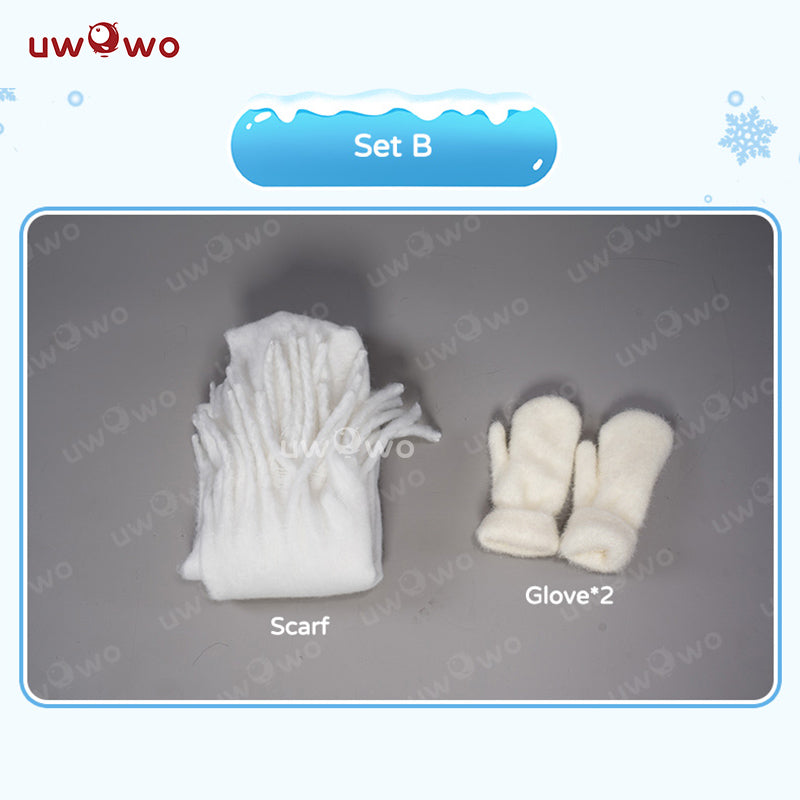 Uwowo V Singer Snow Girl Project Sekai Christmas Cosplay Costume