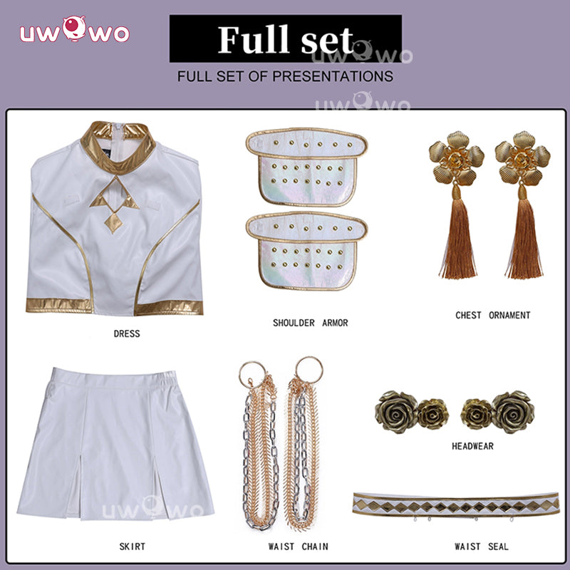 Uwowo Collab Series: Kpop Huntrix White Performance Cosplay Costume XS-3XL