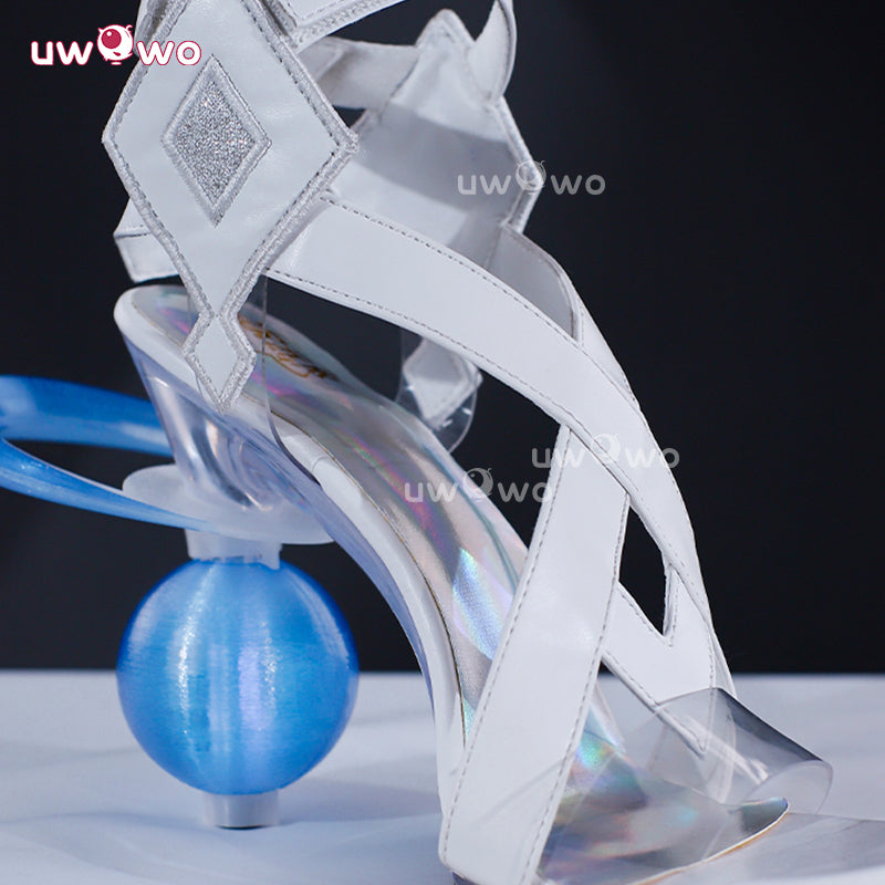 Uwowo Genshin Impact Columbina 'Damselette' Snezhnaya Cosplay Shoes