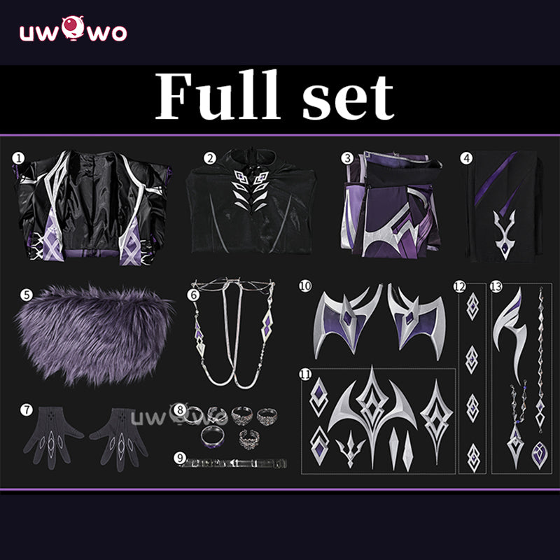 Uwowo Collab Series: Genshin Impact Pantalone Regrator Male Cosplay Costume S-3XL