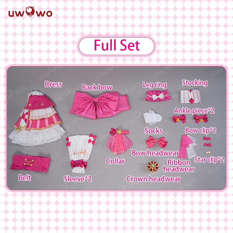 【Special Discount】S-3XL INSTOCK-Uwowo Anime Oshi no Ko Ai Hoshino Idol Stage Performance Exhibition Ver. Cosplay Costume