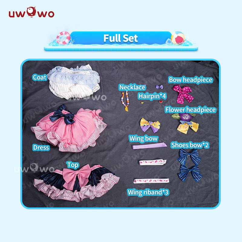 【In Stock】Uwowo Blue Archive Shirasu Azusa Swimsuit Summer Cosplay Costume