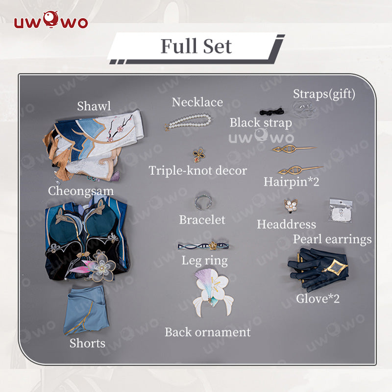 【2ND 00;00 Flash Sale】Uwowo Honkai Star Rail Ruan Mei RuanMei HSR Cosplay Costume