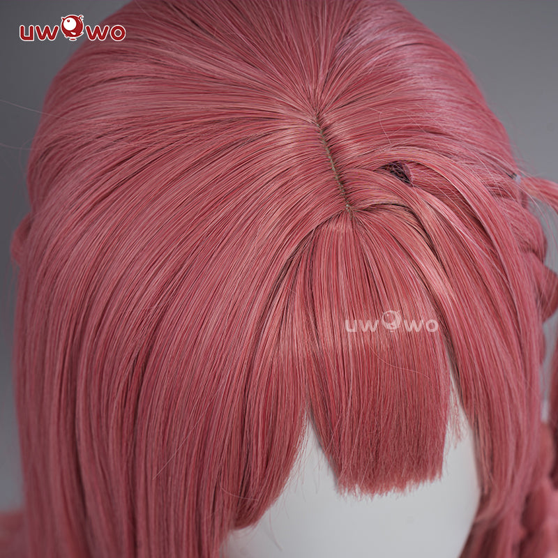 Uwowo Honkai Star Rail Cosplay Asta Wig Middle Pink Hair