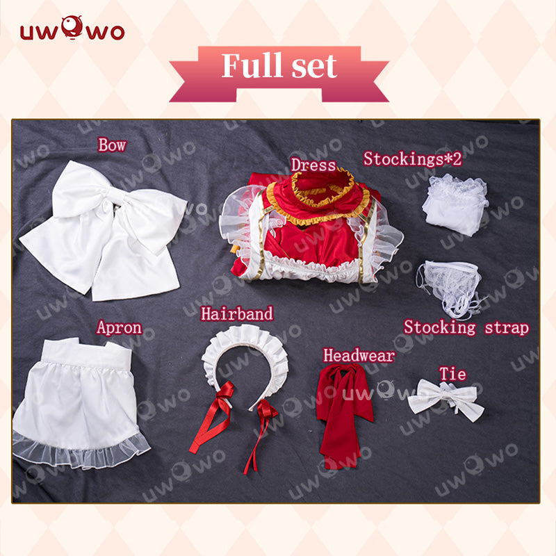 S-3XL INSTOCK-Uwowo Game Fate/Grand Order FGO Nero Maid Cosplay Costume