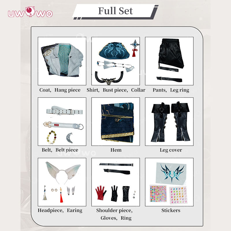 【Clearance】 Uwowo Collab Series: Game Honkai: Star Rail Feixiao Fei Xiao Cosplay Costume