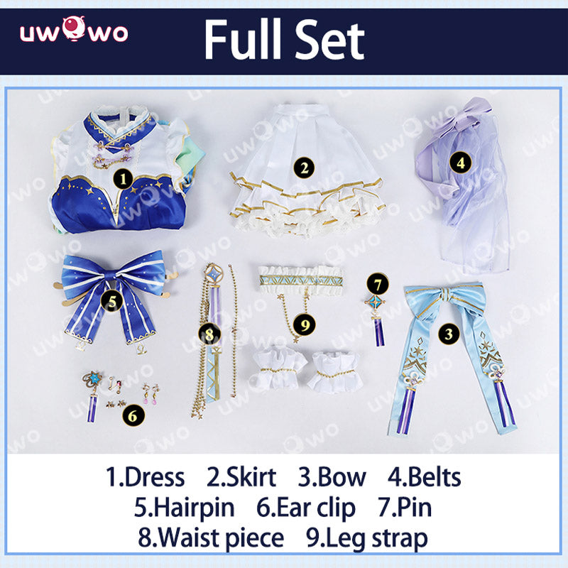 Uwowo Collab Series: Love Live! UR Rin Hoshizora Princess of the Night Sky Cosplay Costume XS-2XL